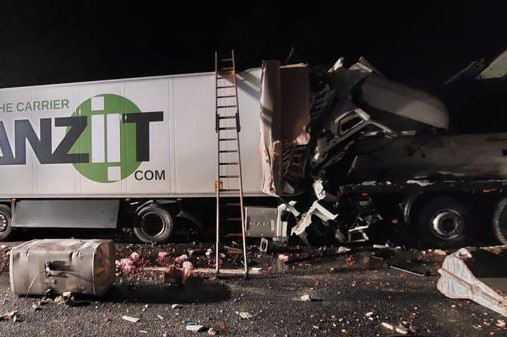 INCIDENTE_A14_CAMION_TRANSPORTONLINE